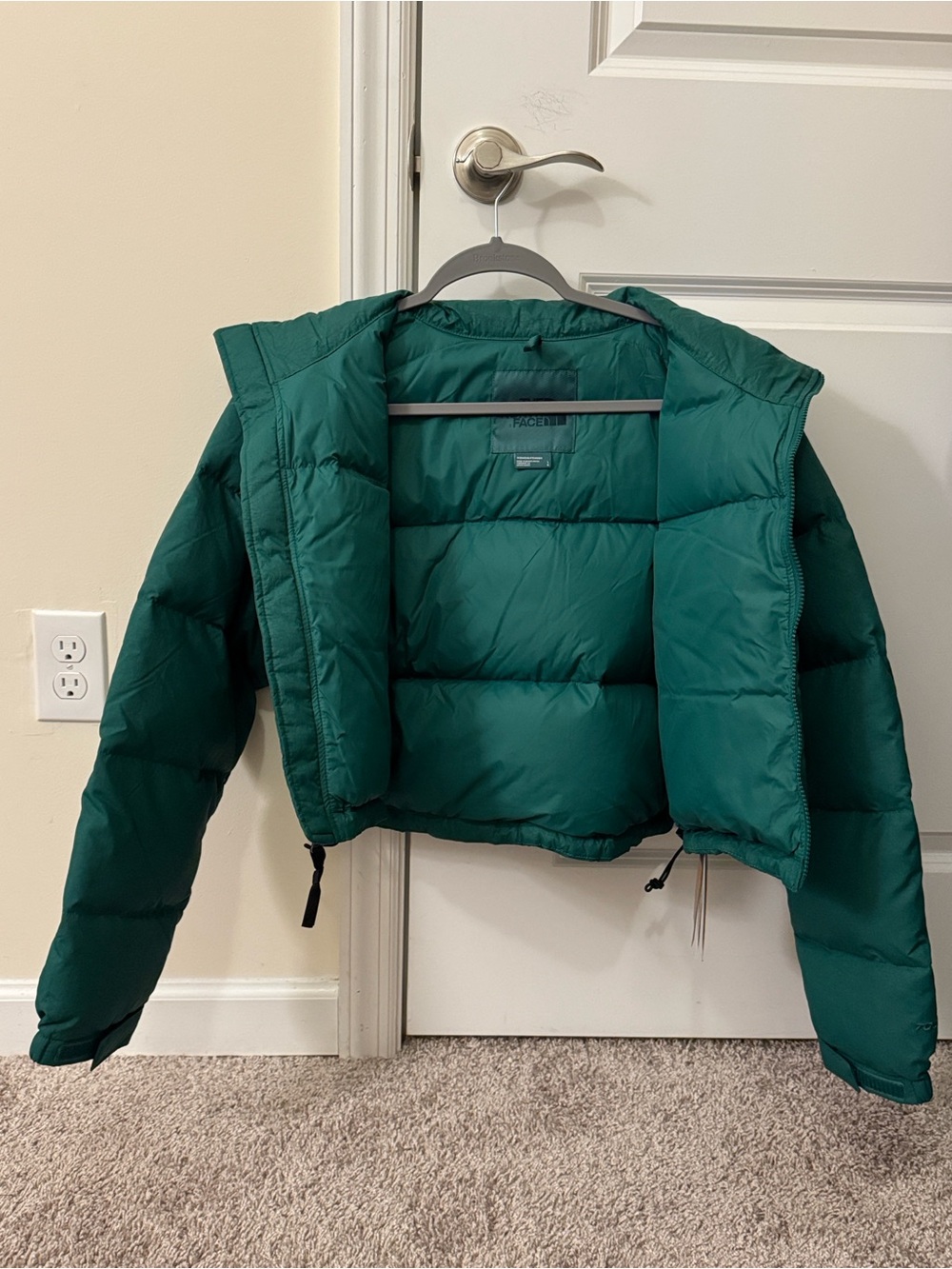 NWT The North Face Evergreen Nuptse Short DTM Jacket- Women's Size Large - Picture 7 of 11